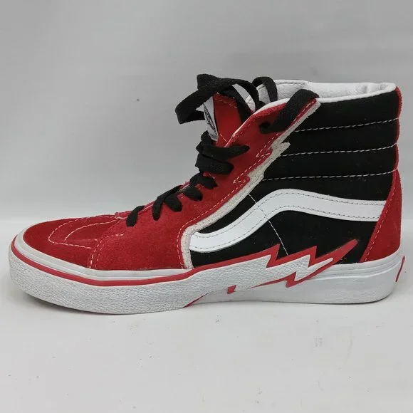 VANS Sk8-Hi Bolt Skate Lightning Bolt 721454 Canvas High Top Size 5.5 - Picture 12 of 13